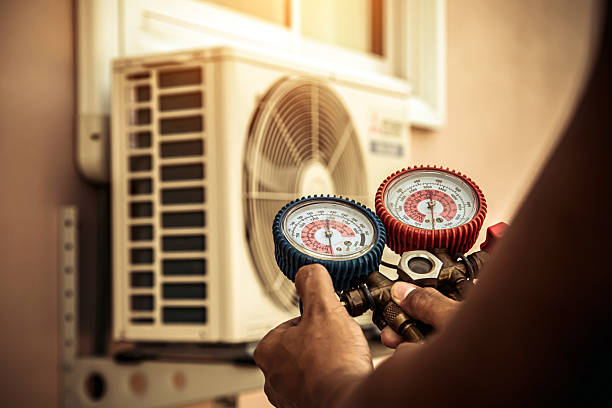 Professional Ductwork Repair technician working in Pitcairn, PA